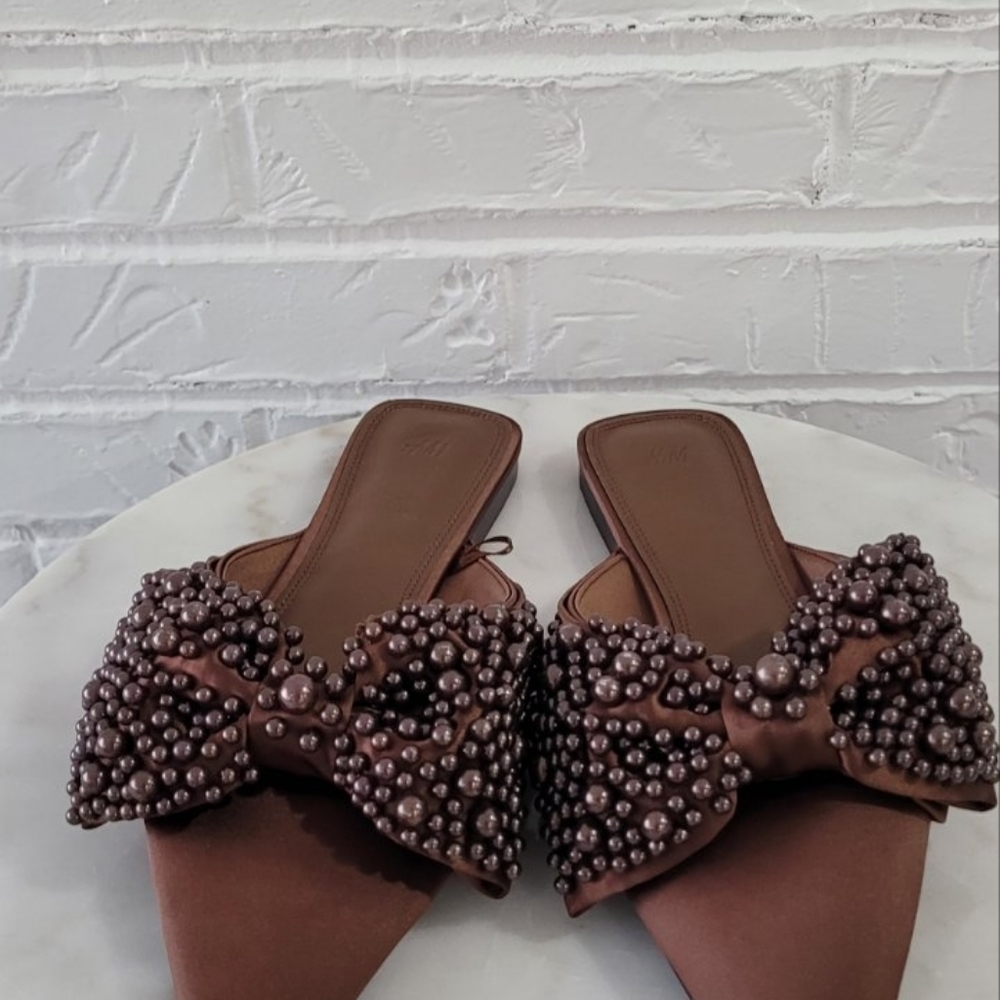 H&M embellished mules size 38 - Picture 4 of 6